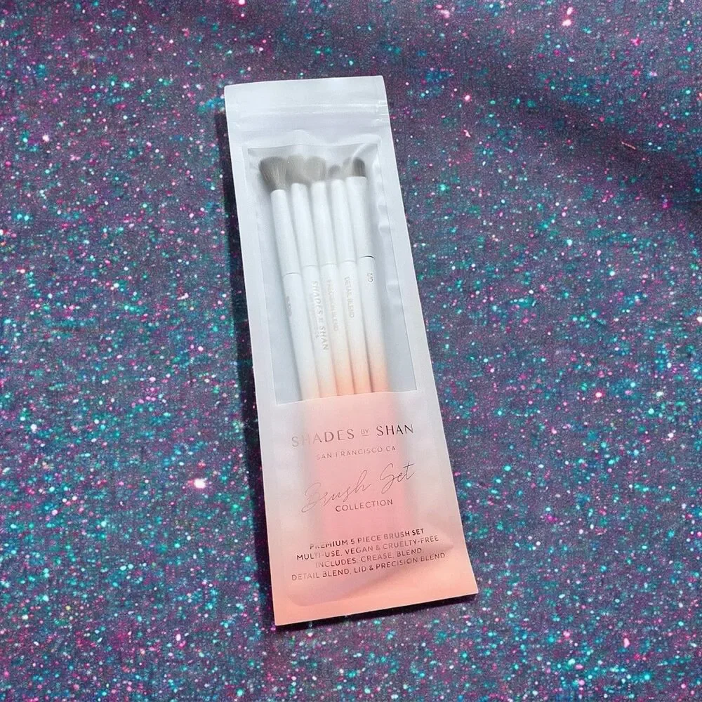 SHADES BY SHAN Brusth Set Collection Premium 5-piece Brush Set New In Package